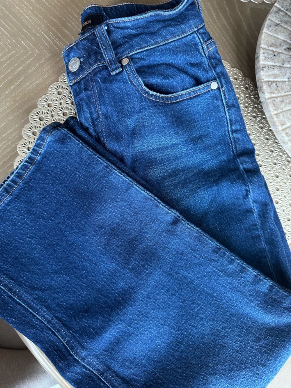 Quince Bella Stretch Straight Jeans - Picture 2 of 5